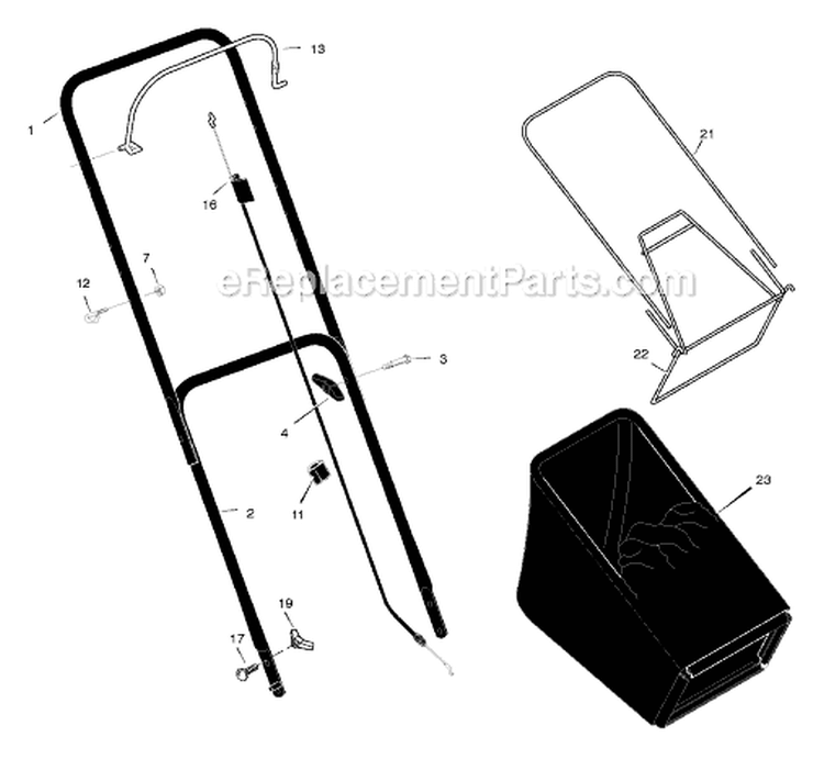 Page A Diagram and Parts List for 222310X83A  Murray Lawn Mower