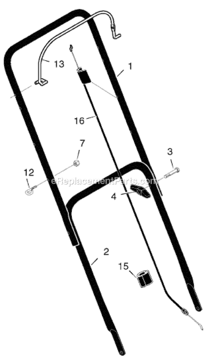 Page A Diagram and Parts List for 224110X92B  Murray Lawn Mower