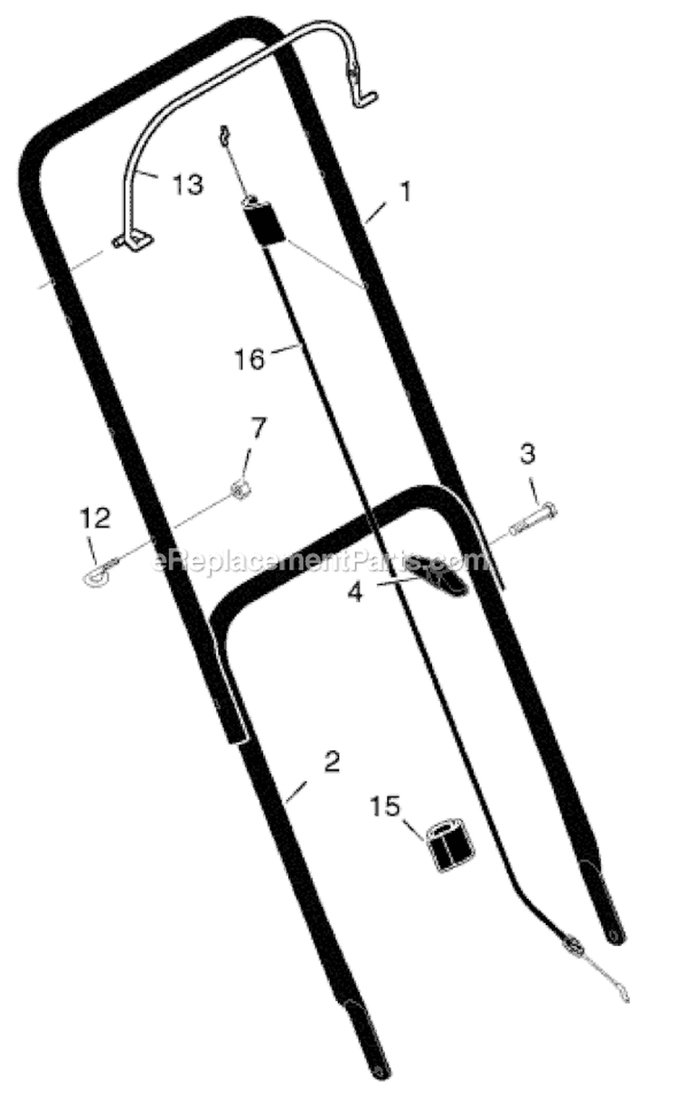 Page A Diagram and Parts List for 224110X92C  Murray Lawn Mower