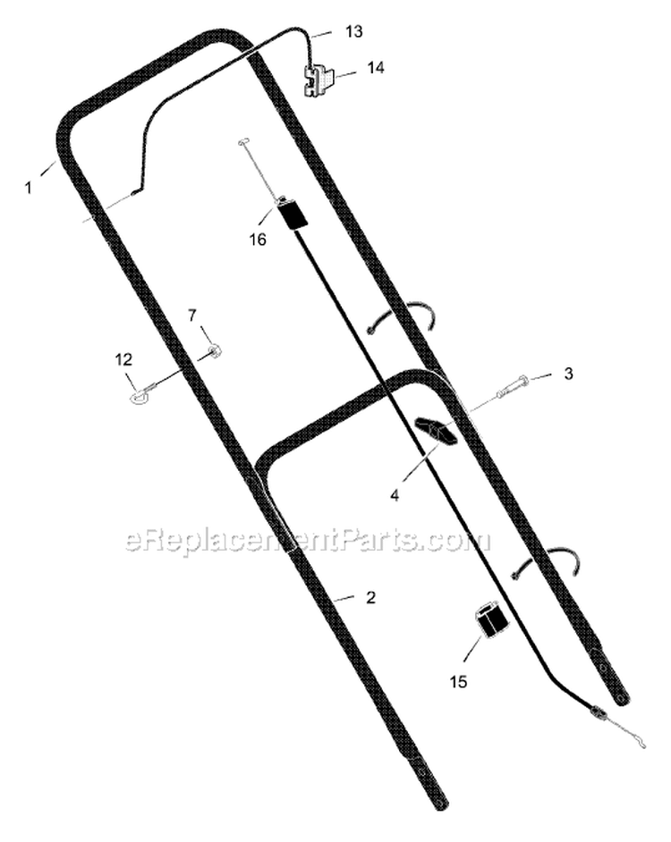 Page A Diagram and Parts List for 22415X8B  Murray Lawn Mower