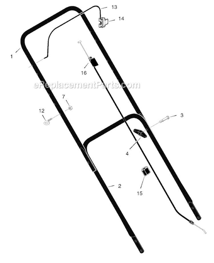 Page A Diagram and Parts List for 225112X194A  Murray Lawn Mower
