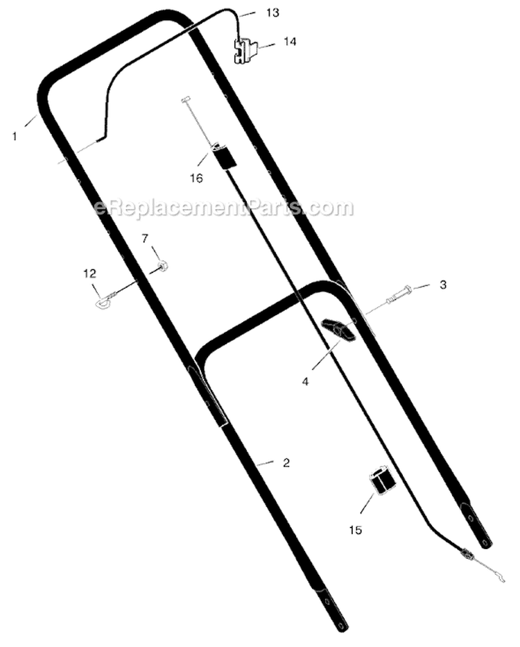 Page A Diagram and Parts List for 225112X92A  Murray Lawn Mower