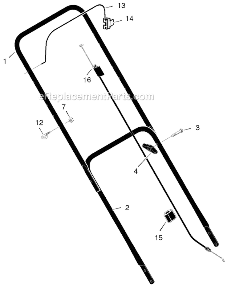 Page A Diagram and Parts List for 225112X92C  Murray Lawn Mower