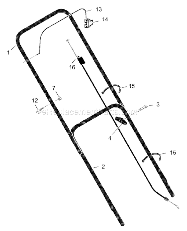 Page A Diagram and Parts List for 22516X92A 2000 - Murray Lawn Mower