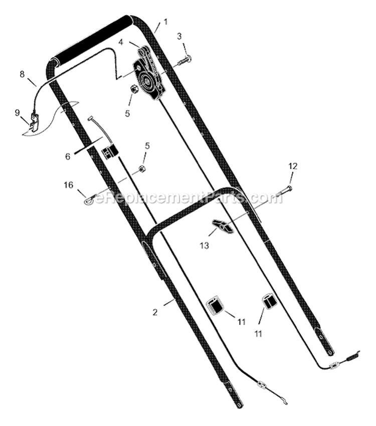 Page A Diagram and Parts List for 226110X24A  Murray Lawn Mower