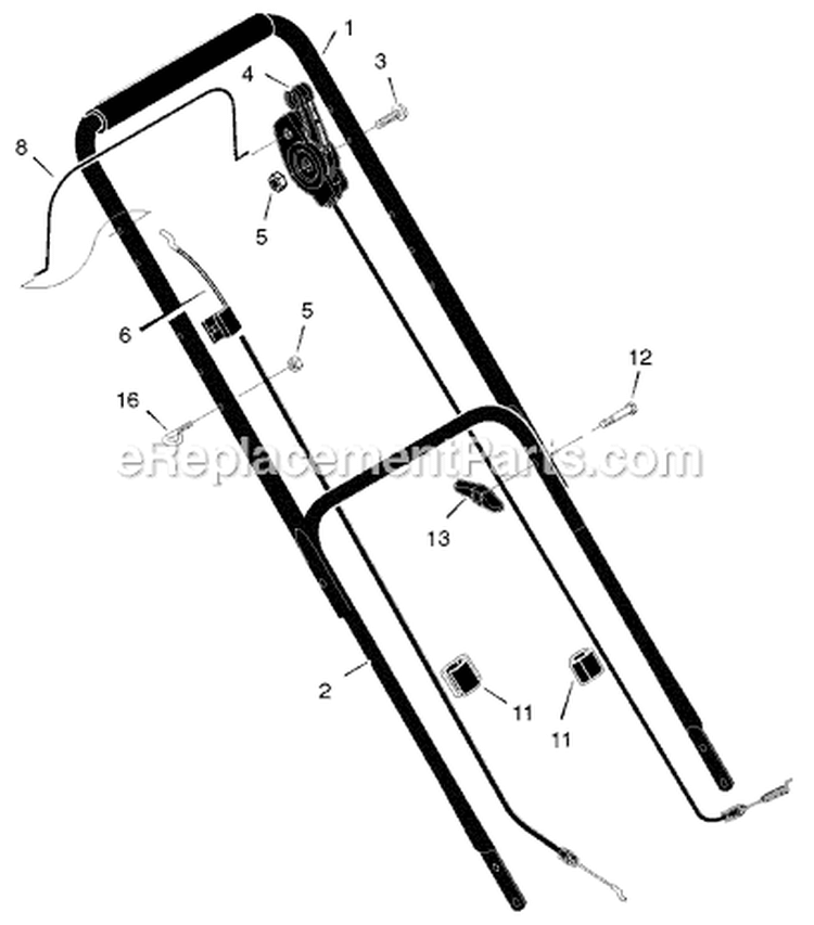 Page A Diagram and Parts List for 226110X24C  Murray Lawn Mower