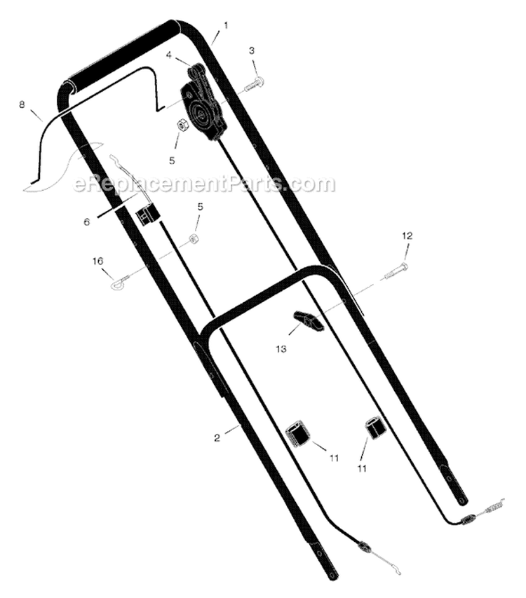 Page A Diagram and Parts List for 226110X52A  Murray Lawn Mower