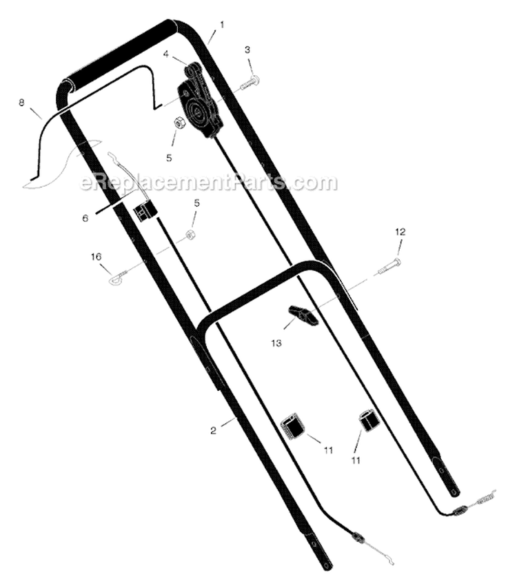 Page A Diagram and Parts List for 226111X52A  Murray Lawn Mower