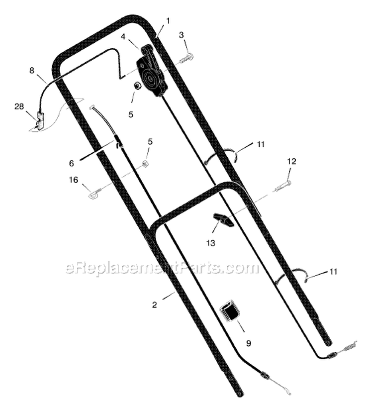 Page A Diagram and Parts List for 22617X194B  Murray Lawn Mower