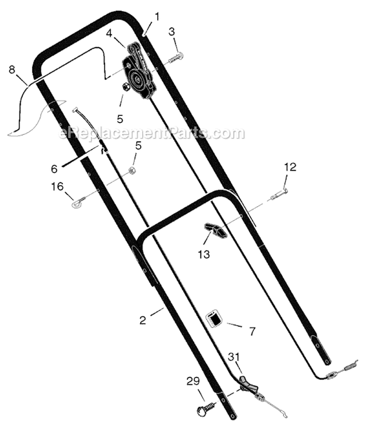 Page C Diagram and Parts List for 228511X8F  Murray Lawn Mower
