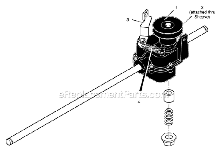 Page C Diagram and Parts List for 228610X14A  Murray Lawn Mower