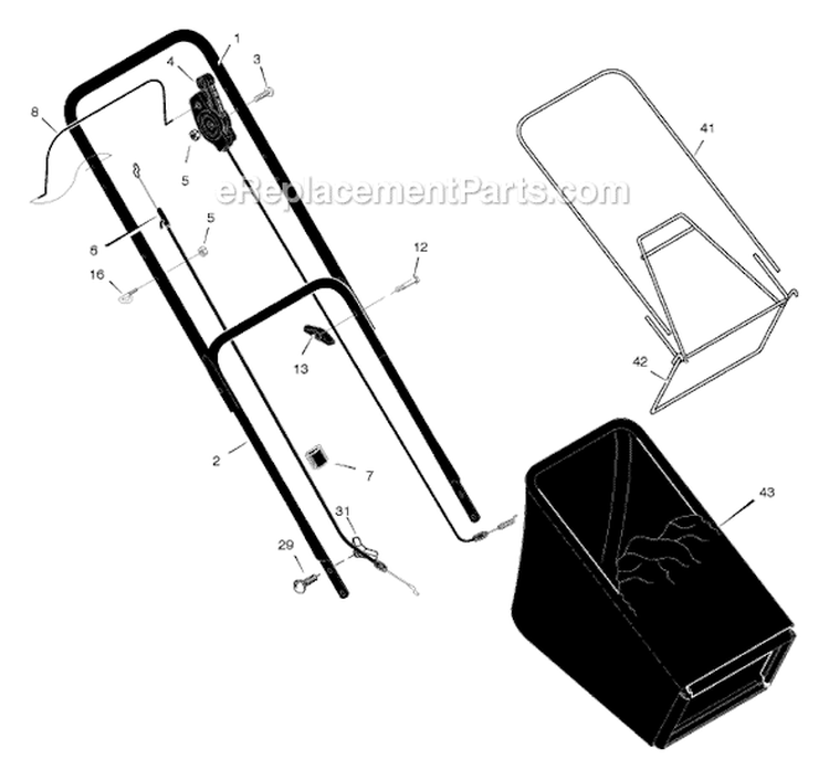 Page A Diagram and Parts List for 228610X30A  Murray Lawn Mower