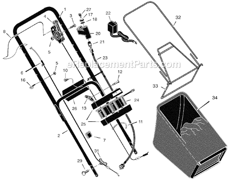 Page A Diagram and Parts List for 228651X99A  Murray Lawn Mower