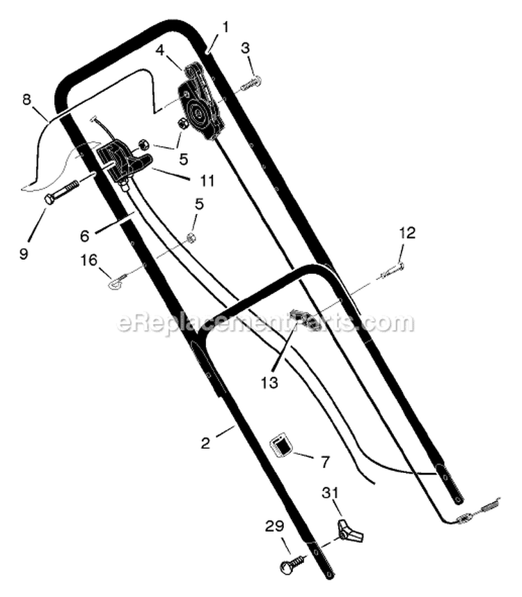 Page B Diagram and Parts List for 228690X24B  Murray Lawn Mower
