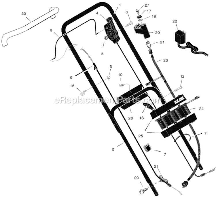 Page A Diagram and Parts List for 229650X48B  Murray Lawn Mower