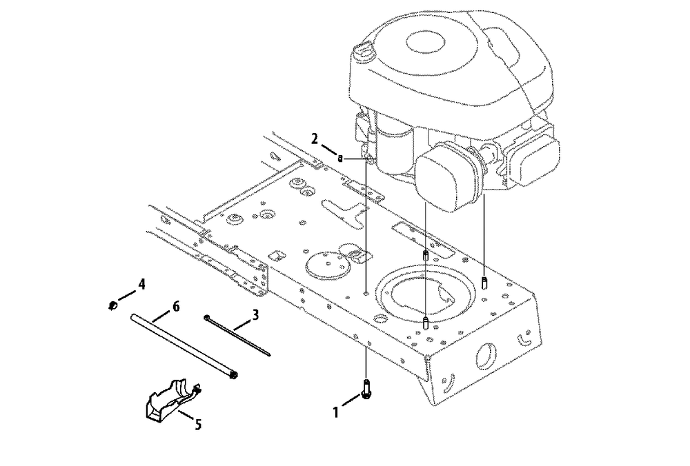 Engine Accessories Diagram and Parts List for 13AM772S058 2013 Murray Lawn Tractor