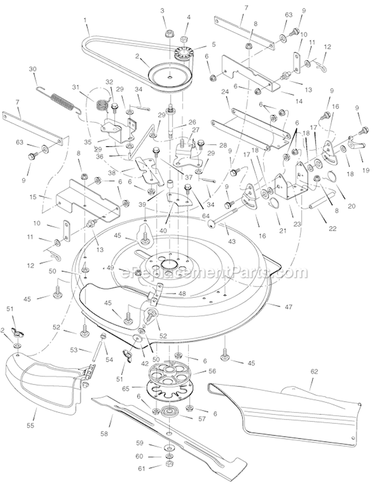 Page E Diagram and Parts List for 309006X50C  Murray Lawn Tractor