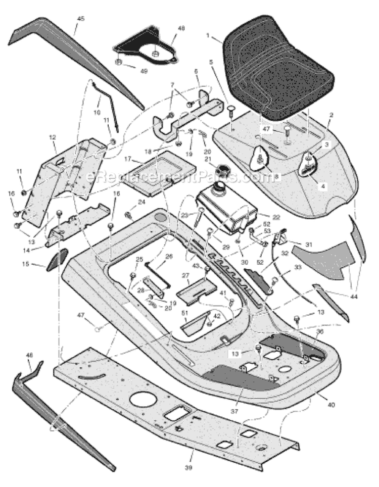 Page A Diagram and Parts List for 309006X78A-SW  Murray Lawn Tractor