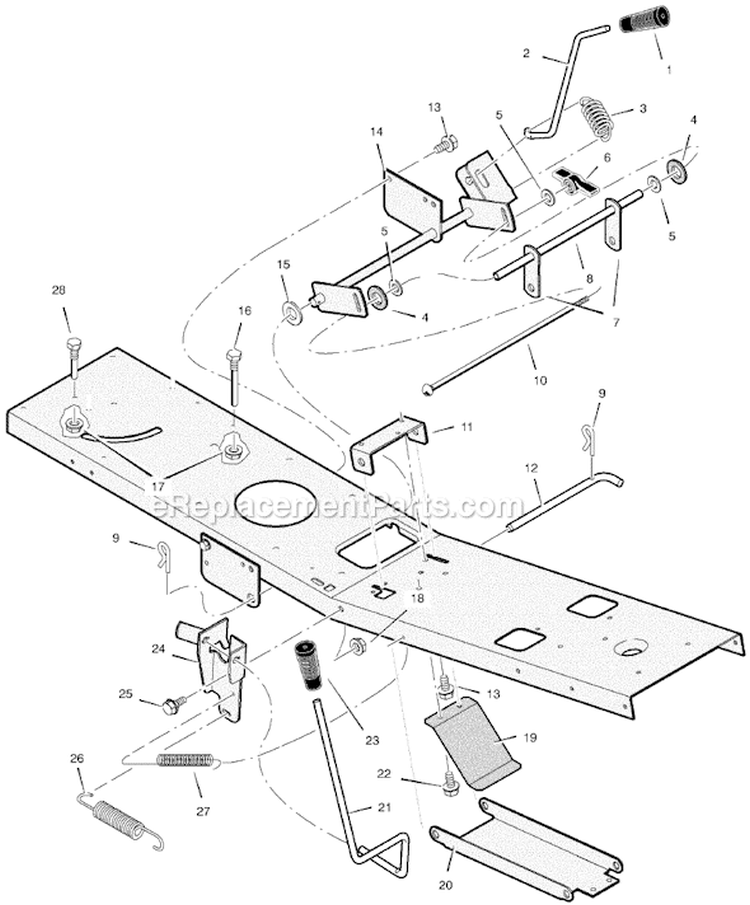 Page E Diagram and Parts List for 309311X92A  Murray Lawn Tractor