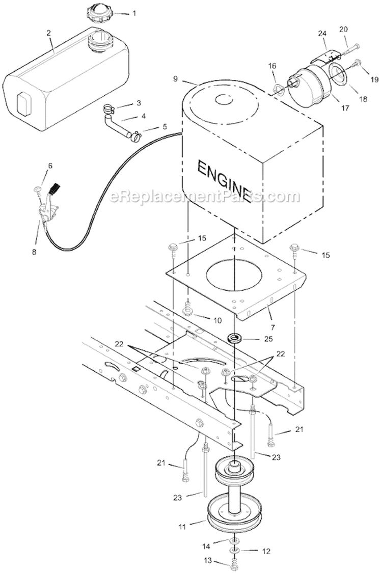 Page C Diagram and Parts List for 312001X11C  Murray Lawn Tractor