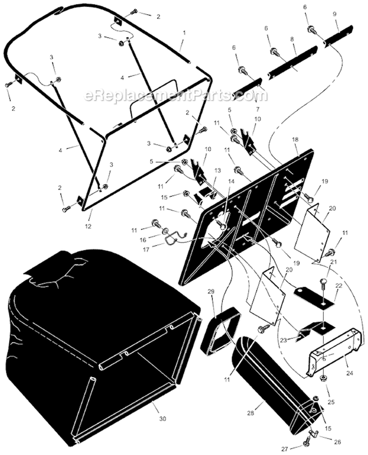 Page D Diagram and Parts List for 312001X11C  Murray Lawn Tractor