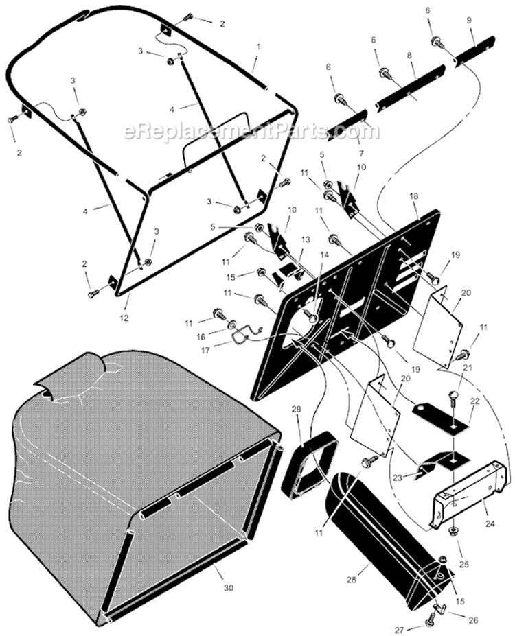 Page D Diagram and Parts List for 312001X50B  Murray Lawn Tractor