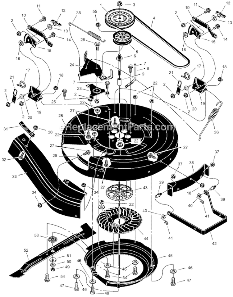 Page F Diagram and Parts List for 312001X50B  Murray Lawn Tractor
