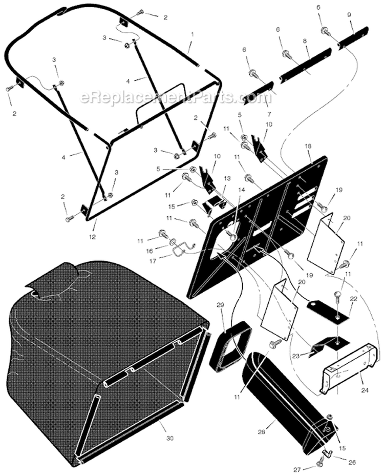 Page D Diagram and Parts List for 312002X98B  Murray Lawn Tractor