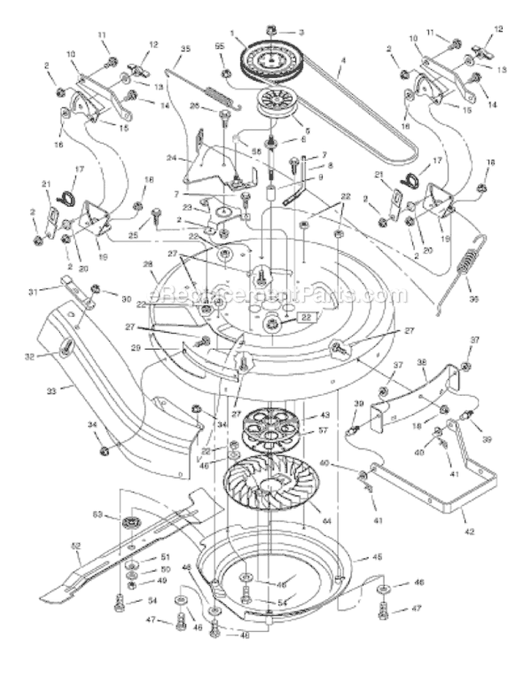 Page G Diagram and Parts List for 312006X190A 552550 Murray Lawn Tractor