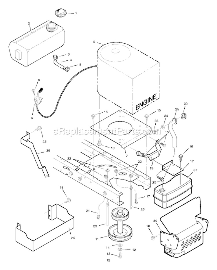 Page C Diagram and Parts List for 312006X50A  Murray Lawn Tractor