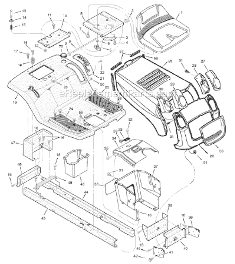 Page A Diagram and Parts List for 312006X78B  Murray Lawn Tractor