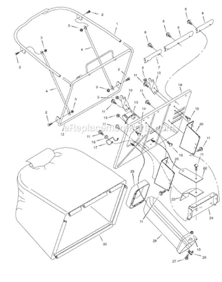 Page E Diagram and Parts List for 312006X78B  Murray Lawn Tractor