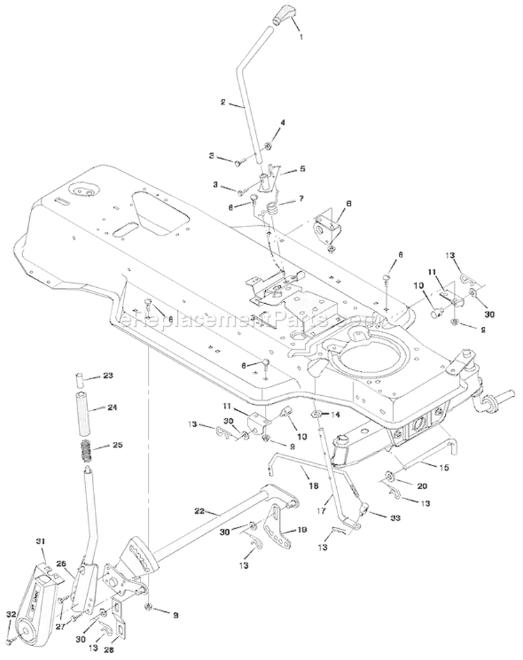 Page F Diagram and Parts List for 31720X51 A 1997 Murray Lawn Tractor