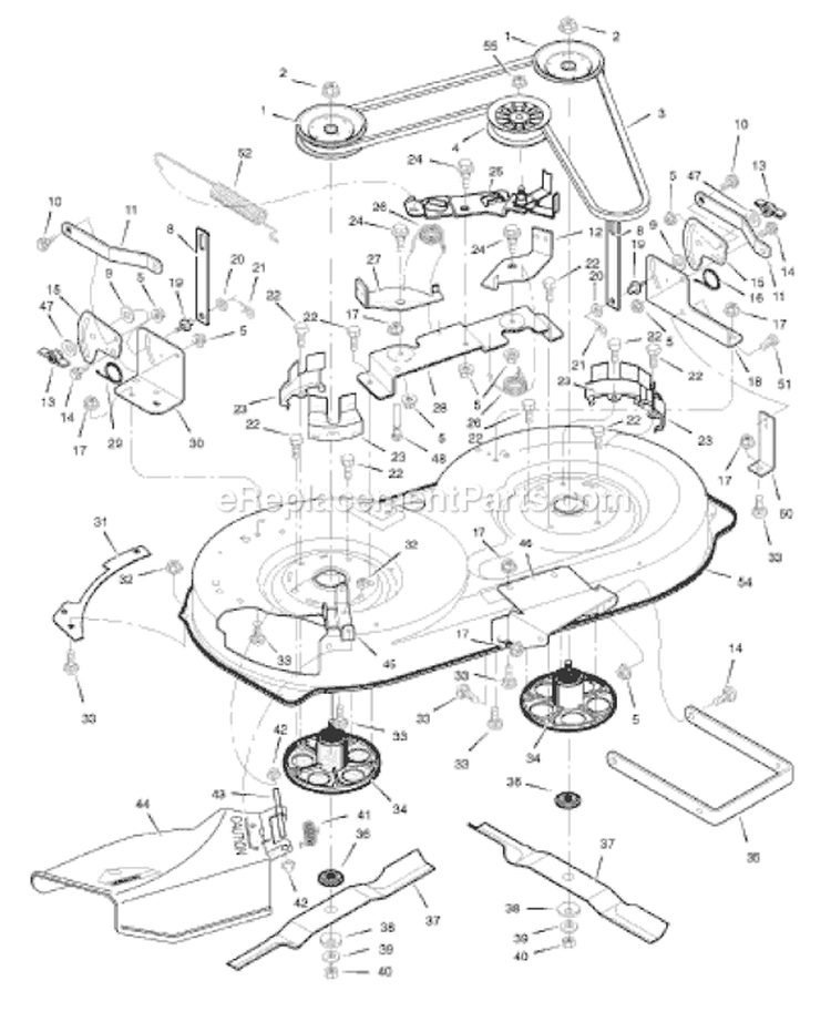 Page F Diagram and Parts List for 385002X190A 552544 Murray Lawn Tractor