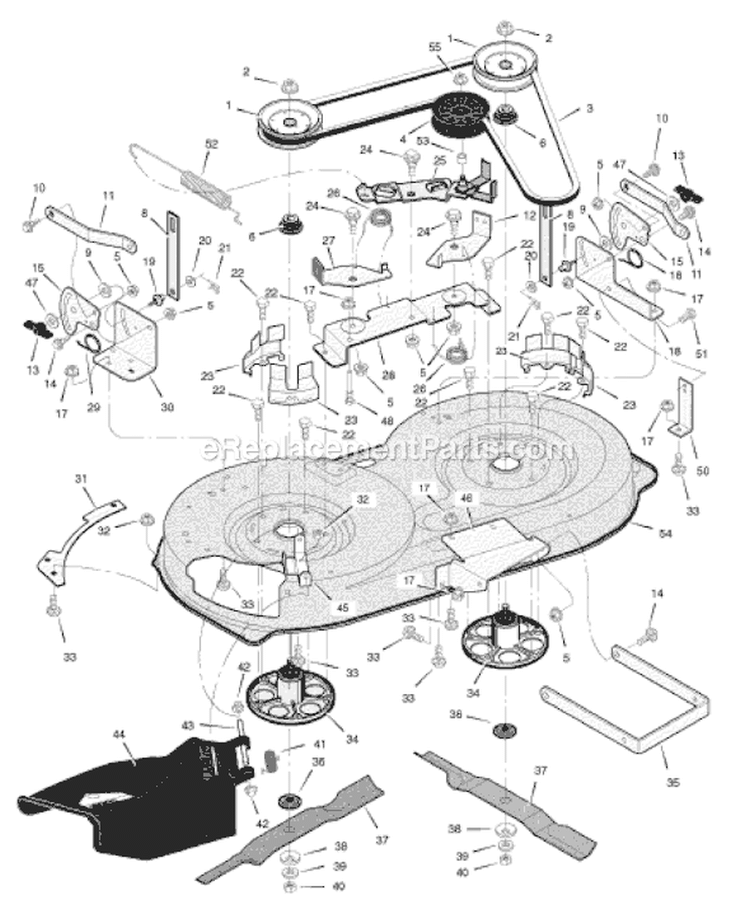 Page E Diagram and Parts List for 385002X50B-SW  Murray Lawn Tractor