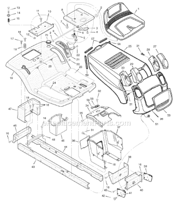 Page A Diagram and Parts List for 385002X78C  Murray Lawn Tractor