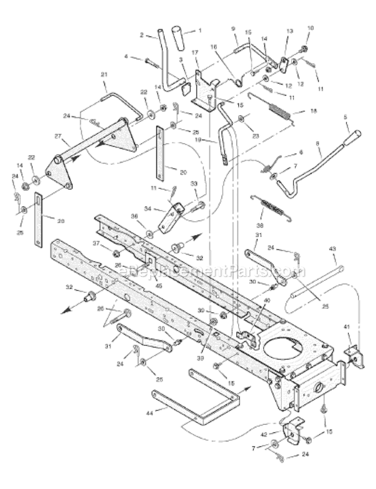 Page G Diagram and Parts List for 385002X78C  Murray Lawn Tractor