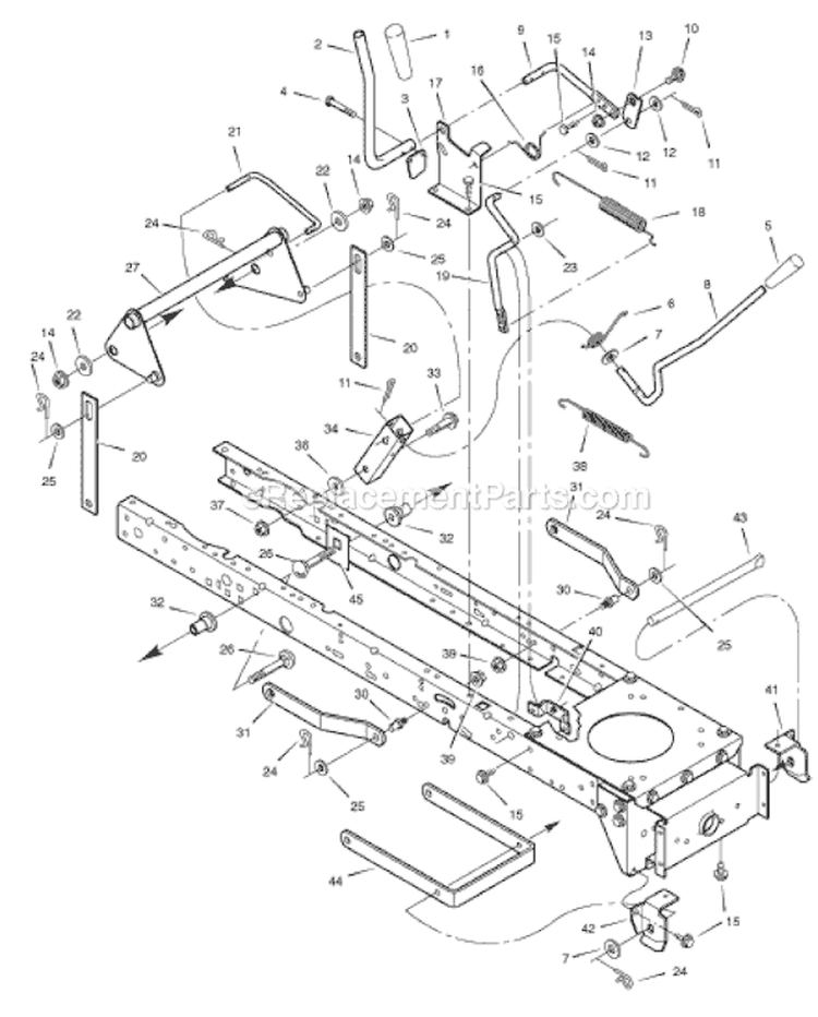 Page G Diagram and Parts List for 385003X108  Murray Lawn Tractor