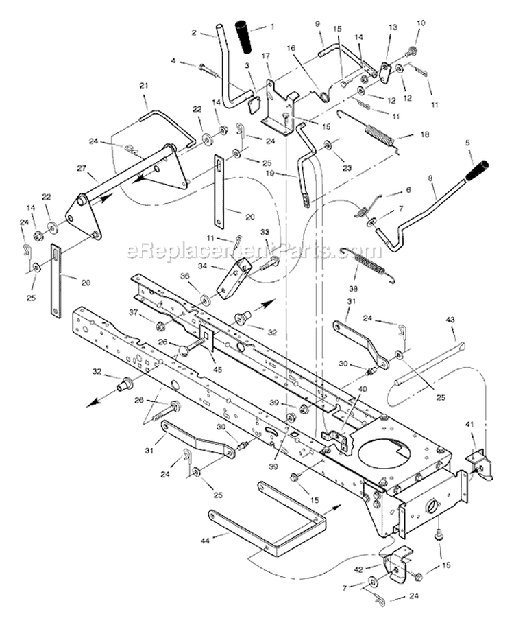 Page F Diagram and Parts List for 385014X98B  Murray Lawn Tractor