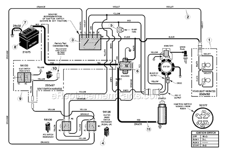 Page B Diagram and Parts List for 385016X78A  Murray Lawn Tractor