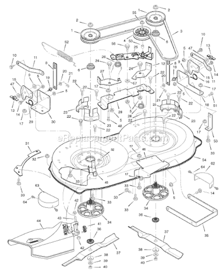 Page F Diagram and Parts List for 385047X51A  Murray Lawn Tractor