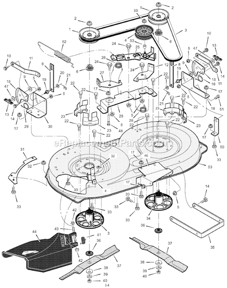 Page E Diagram and Parts List for 385300X30A  Murray Lawn Tractor