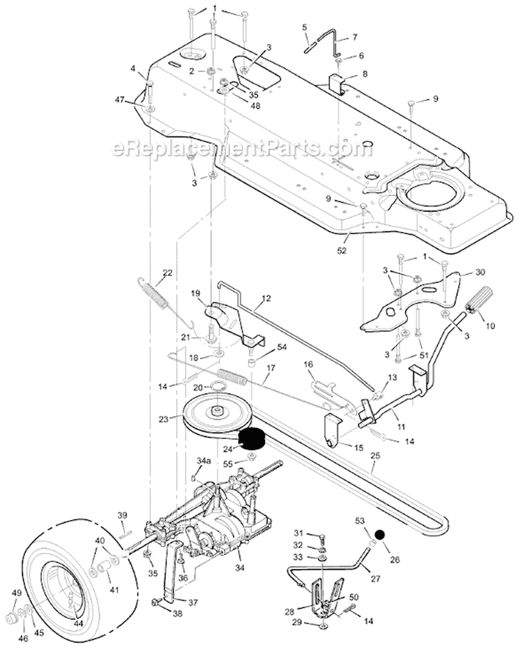 Page D Diagram and Parts List for 387000X00A  Murray Lawn Tractor