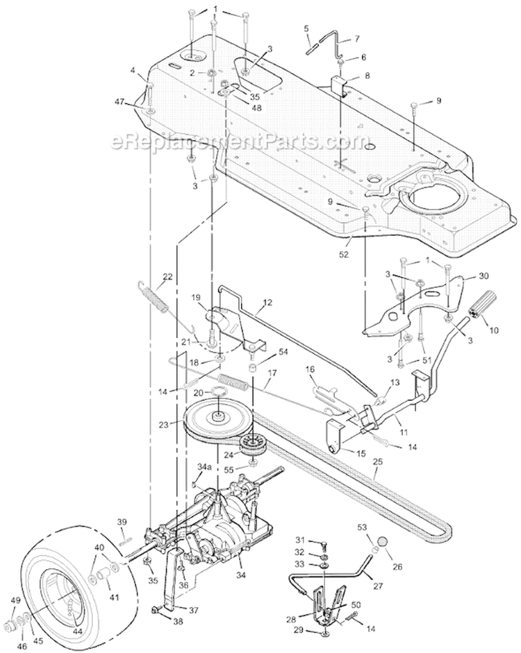Page D Diagram and Parts List for 387000X92A  Murray Lawn Tractor