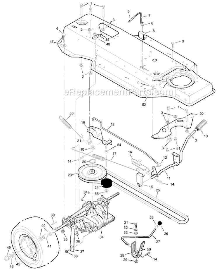 Page D Diagram and Parts List for 387001X00A  Murray Lawn Tractor