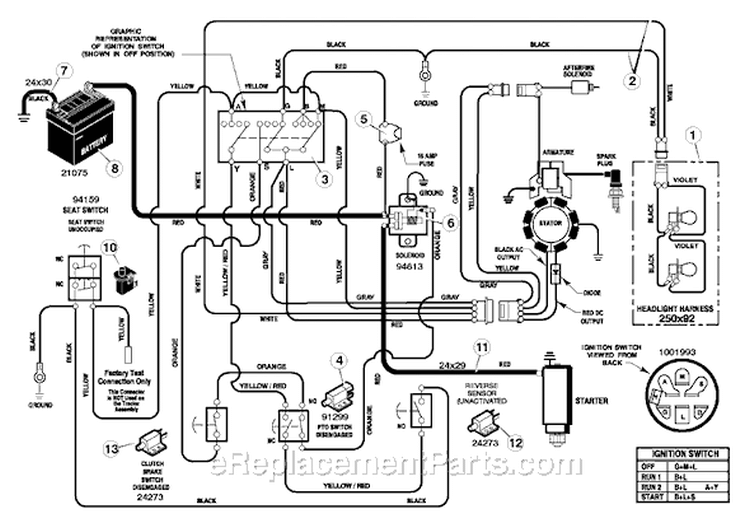 Page B Diagram and Parts List for 387002X92D  Murray Lawn Tractor