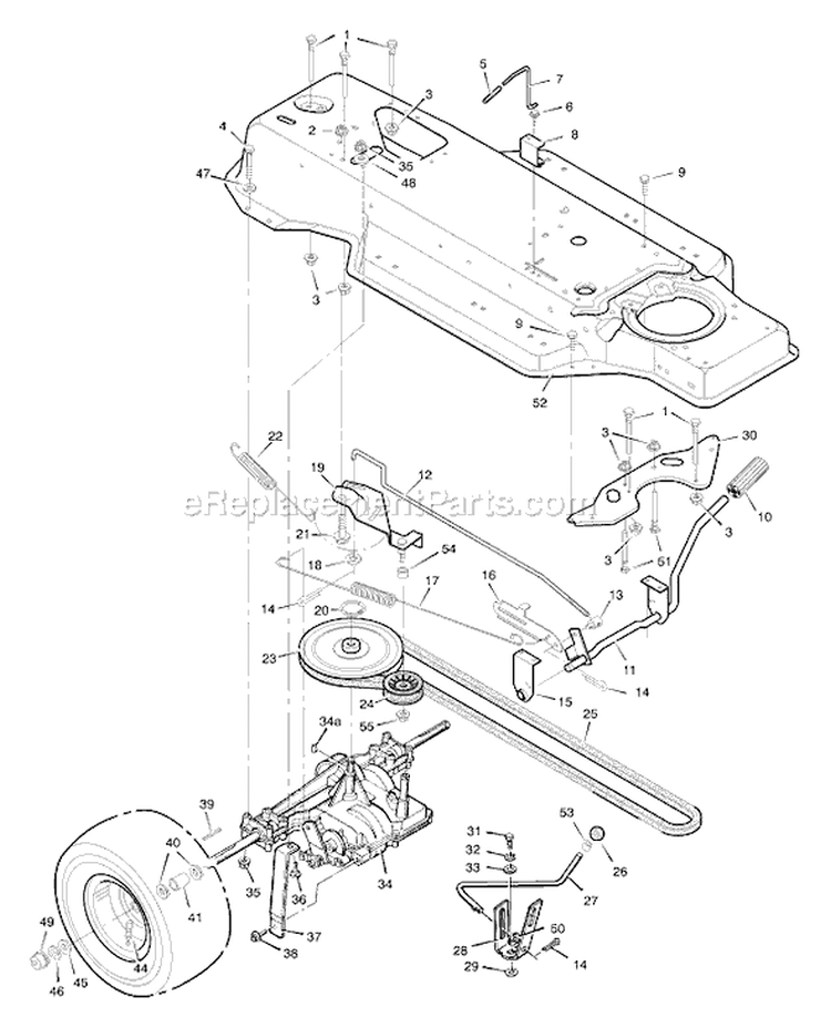 Page D Diagram and Parts List for 387002X92NA  Murray Lawn Tractor
