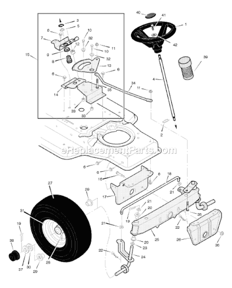 Page G Diagram and Parts List for 387003X8A  Murray Lawn Tractor