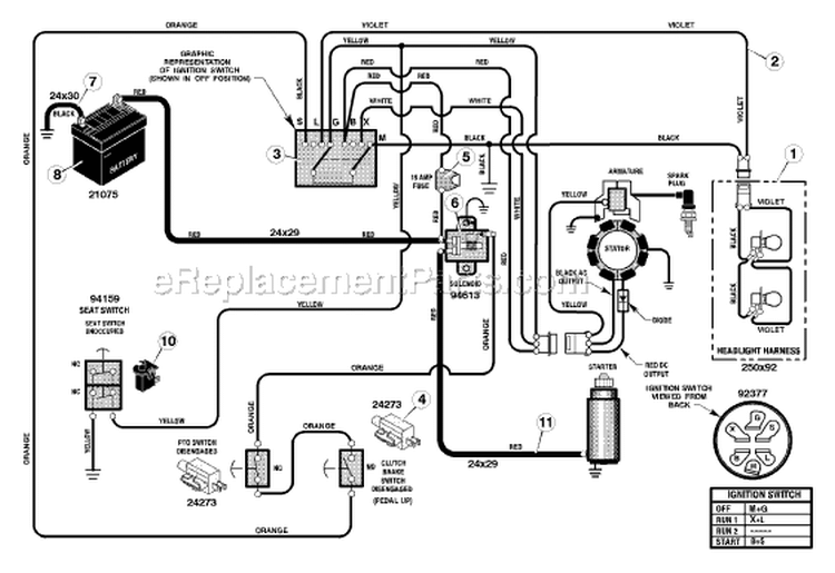 Page B Diagram and Parts List for 387004X48A  Murray Lawn Tractor