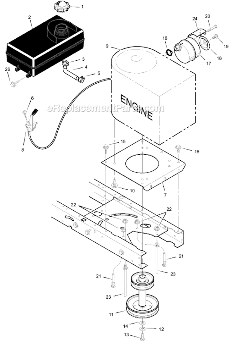 Page C Diagram and Parts List for 405000X31A  Murray Lawn Tractor